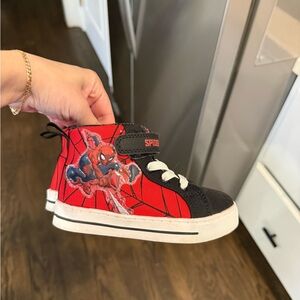 Spiderman Kids Sneakers - Red and Black